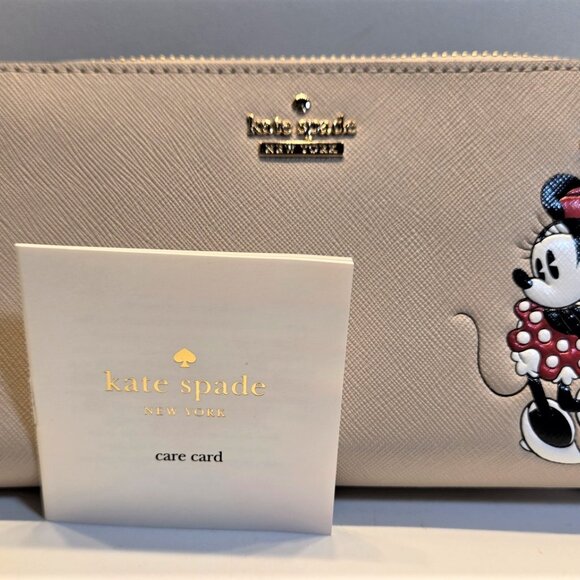 NEW Kate Spade for DISNEY MINNIE MOUSE FRANCIS LARGE TOTE and matching wallet - Picture 10 of 12